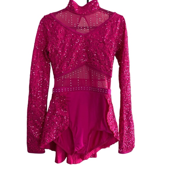 Weissman Fuchsia Sparkle Dance Outfit - Picture 2 of 13